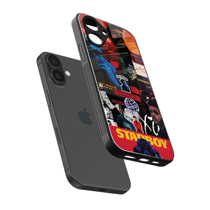 starboy mix back phone cover | glass case for iphone 16