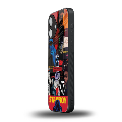 starboy mix back phone cover | glass case for iphone 16