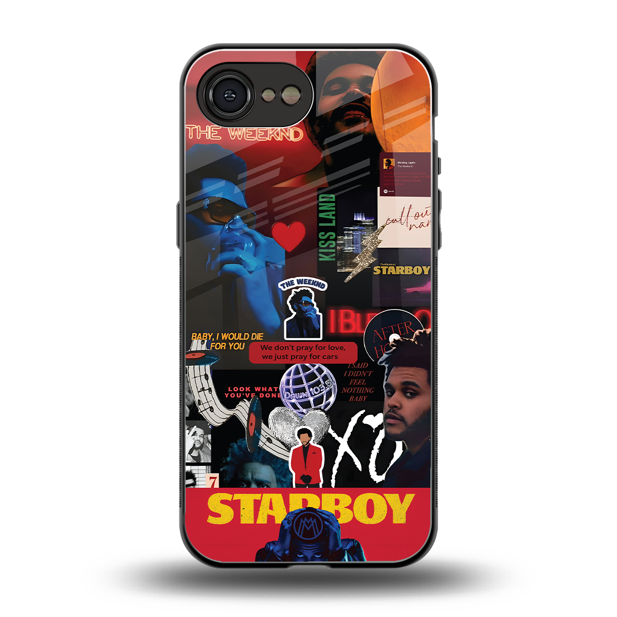 starboy mix back phone cover | glass case for iphone 16e