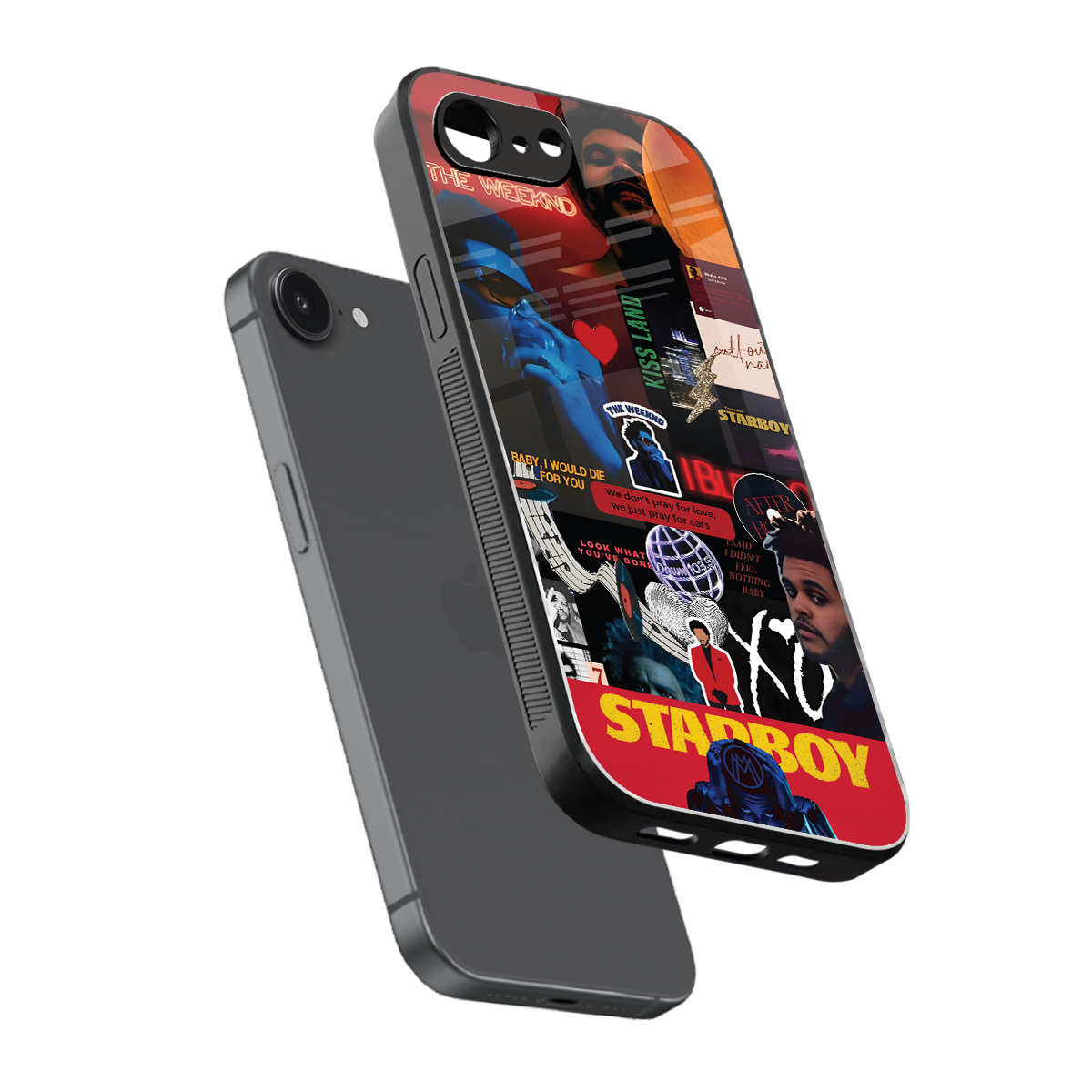 starboy mix back phone cover | glass case for iphone 16e
