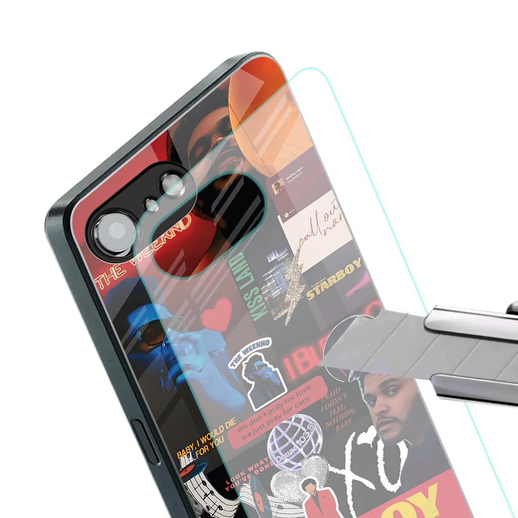 starboy mix back phone cover | glass case for iphone 16e