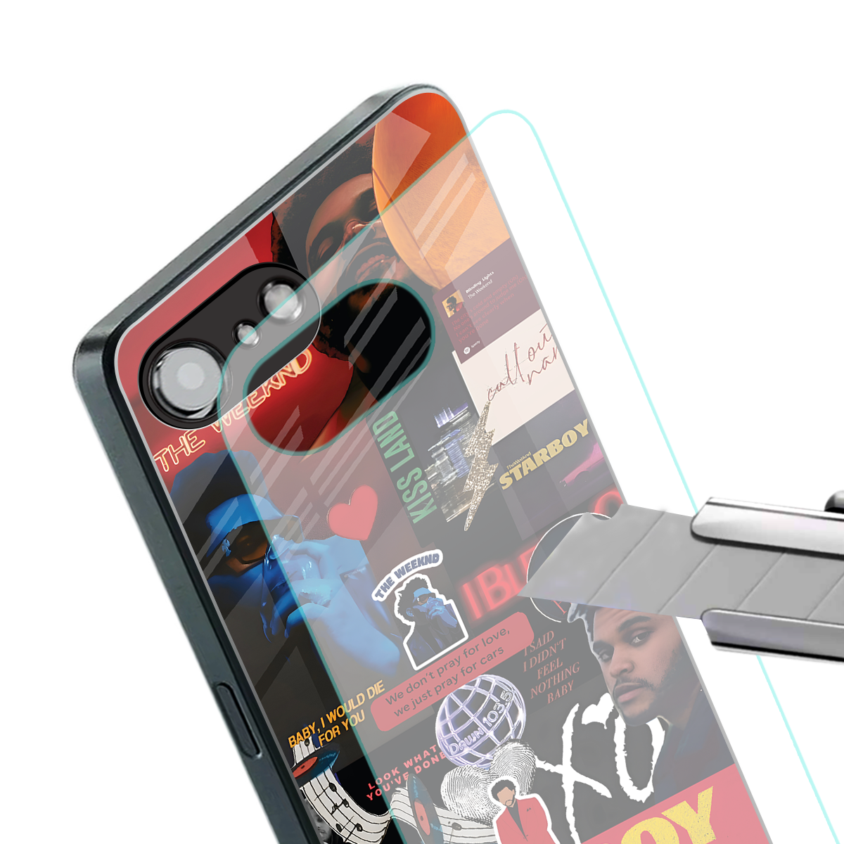 starboy mix back phone cover | glass case for iphone 16e