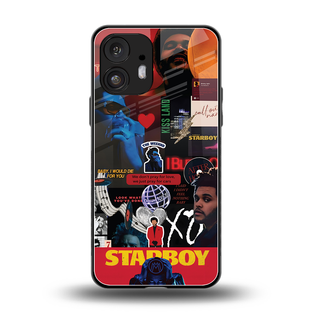 starboy mix back phone cover | glass case for nothing phone 2