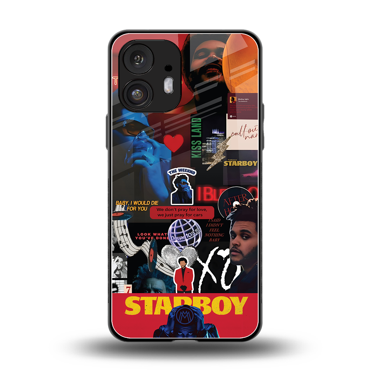 starboy mix back phone cover | glass case for nothing phone 2