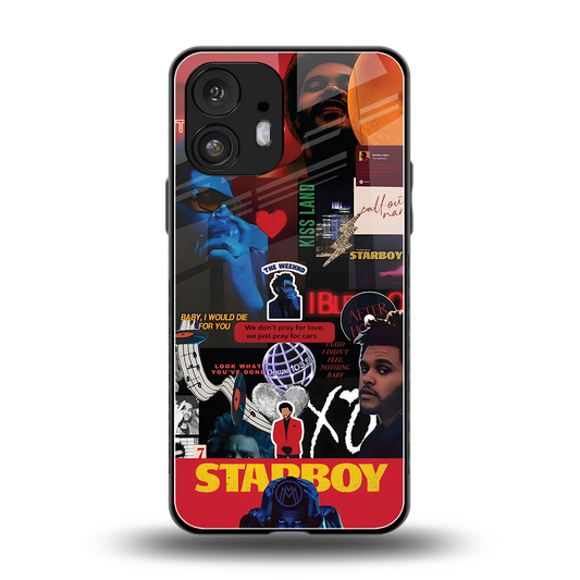 starboy mix back phone cover | glass case for nothing phone 2