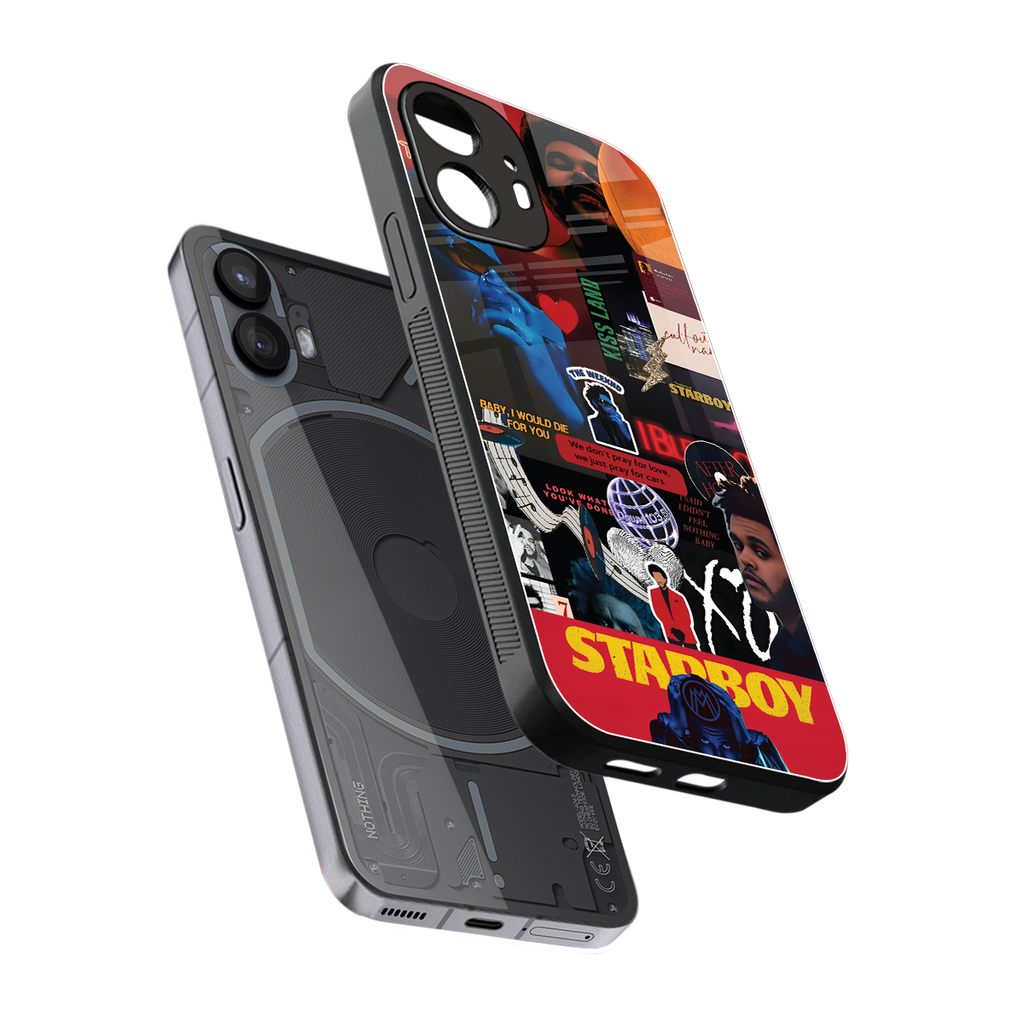 starboy mix back phone cover | glass case for nothing phone 2