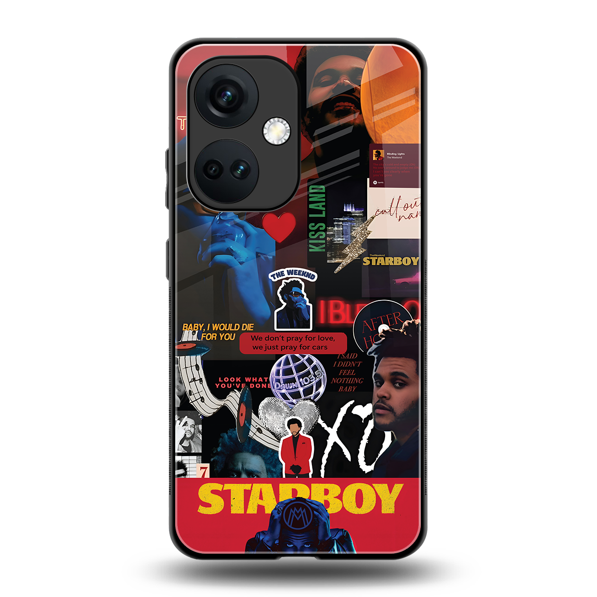 starboy mix back phone cover | glass case for oneplus nord ce 3