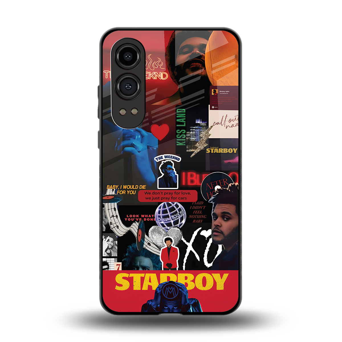 starboy mix back phone cover | glass case for oneplus nord ce 4 lite