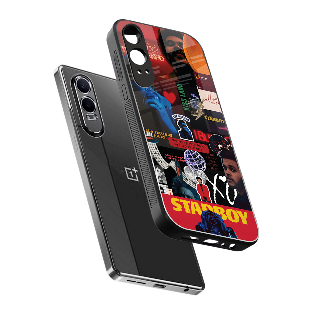 starboy mix back phone cover | glass case for oneplus nord ce 4 lite