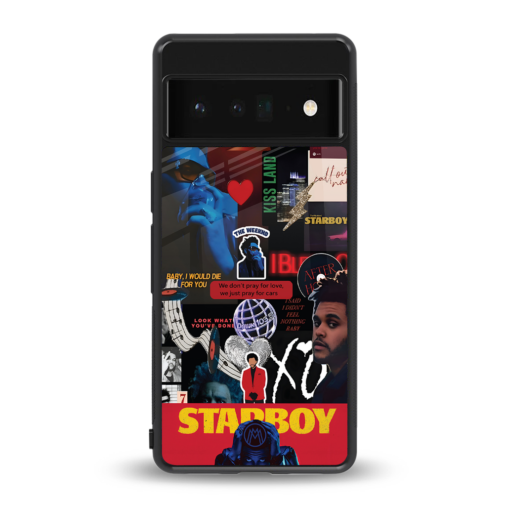 starboy mix back phone cover | glass case for google pixel 6 pro