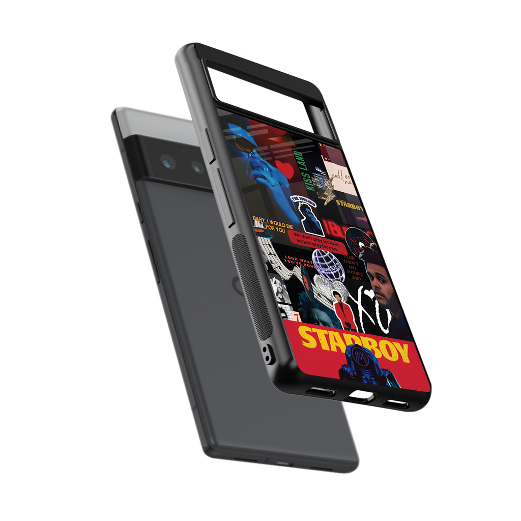 starboy mix back phone cover | glass case for google pixel 6 pro