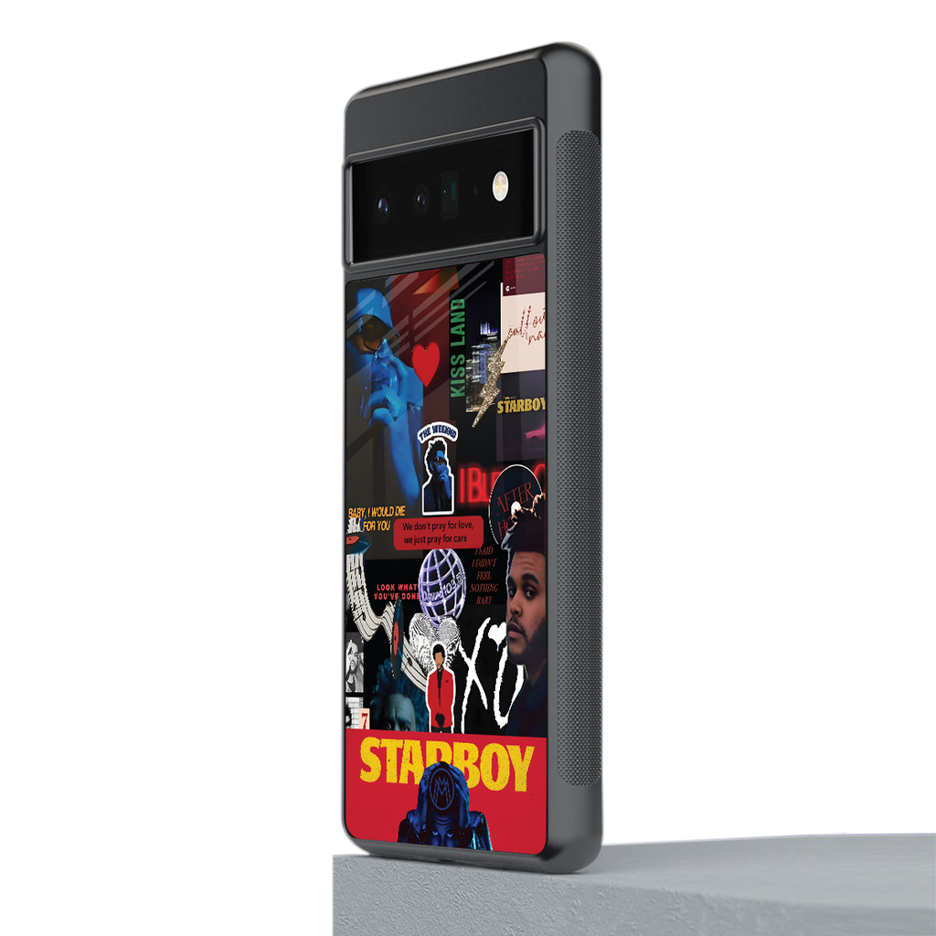 starboy mix back phone cover | glass case for google pixel 6 pro