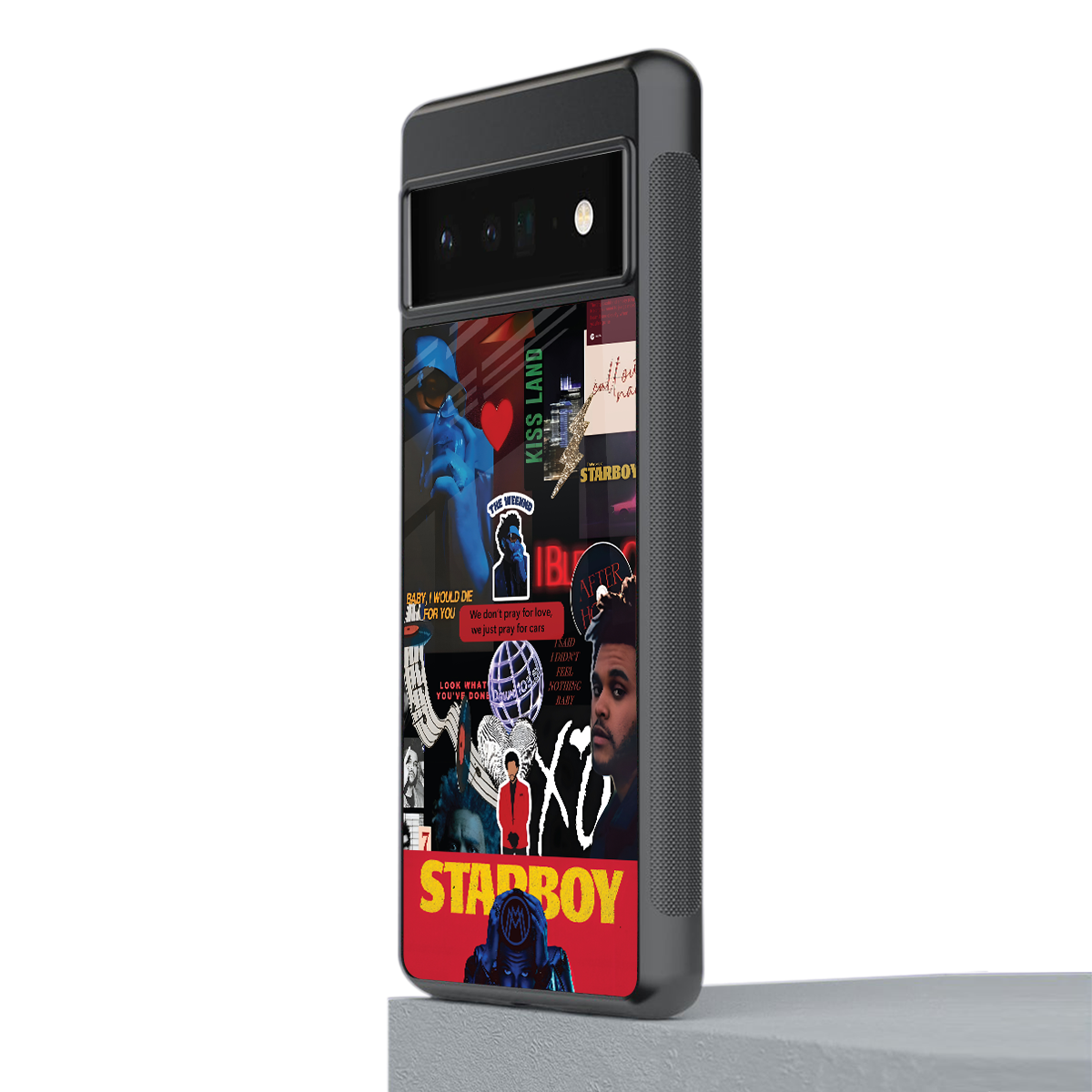 starboy mix back phone cover | glass case for google pixel 6 pro