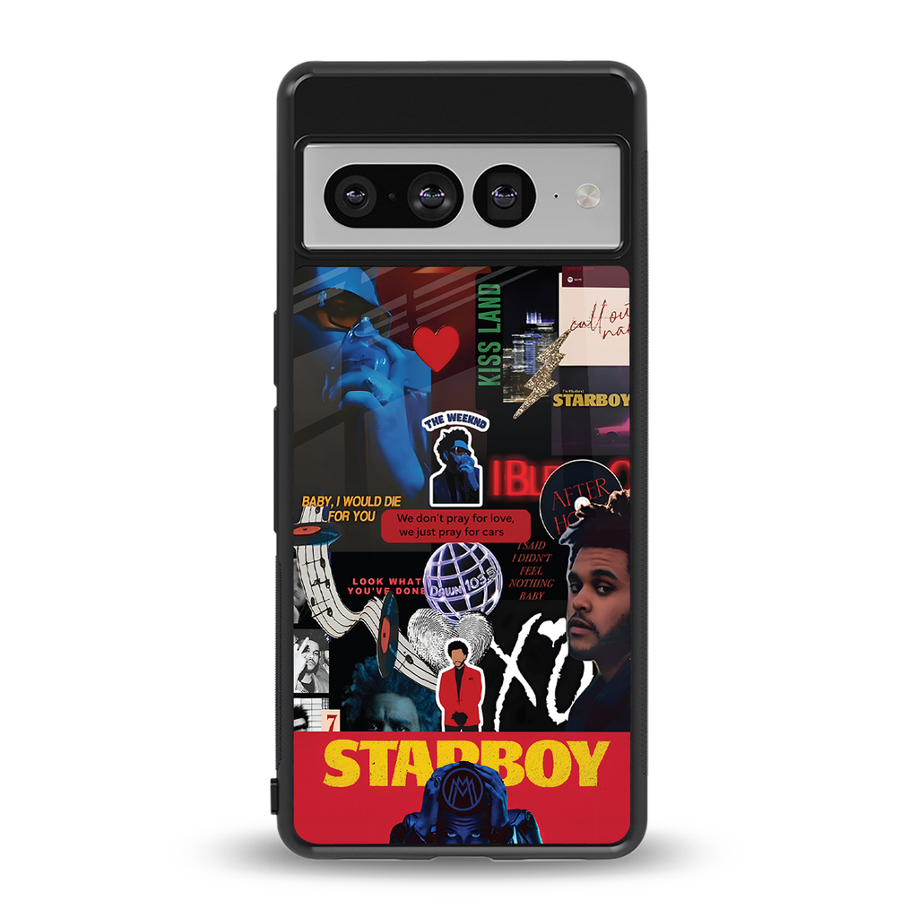 starboy mix back phone cover | glass case for google pixel 7 pro