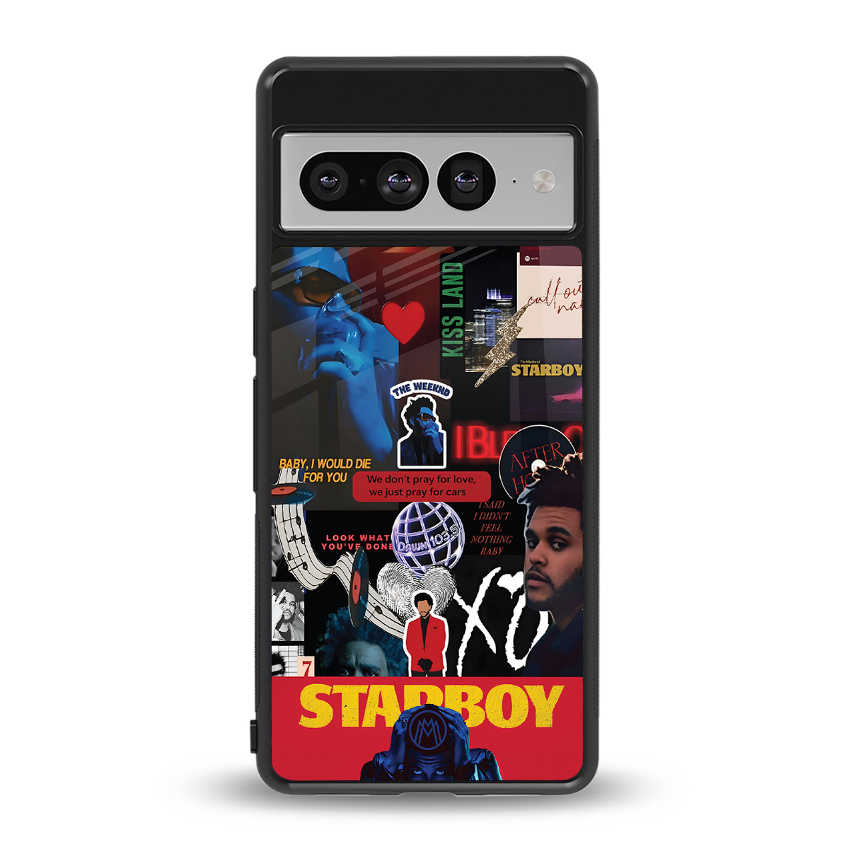 starboy mix back phone cover | glass case for google pixel 7 pro
