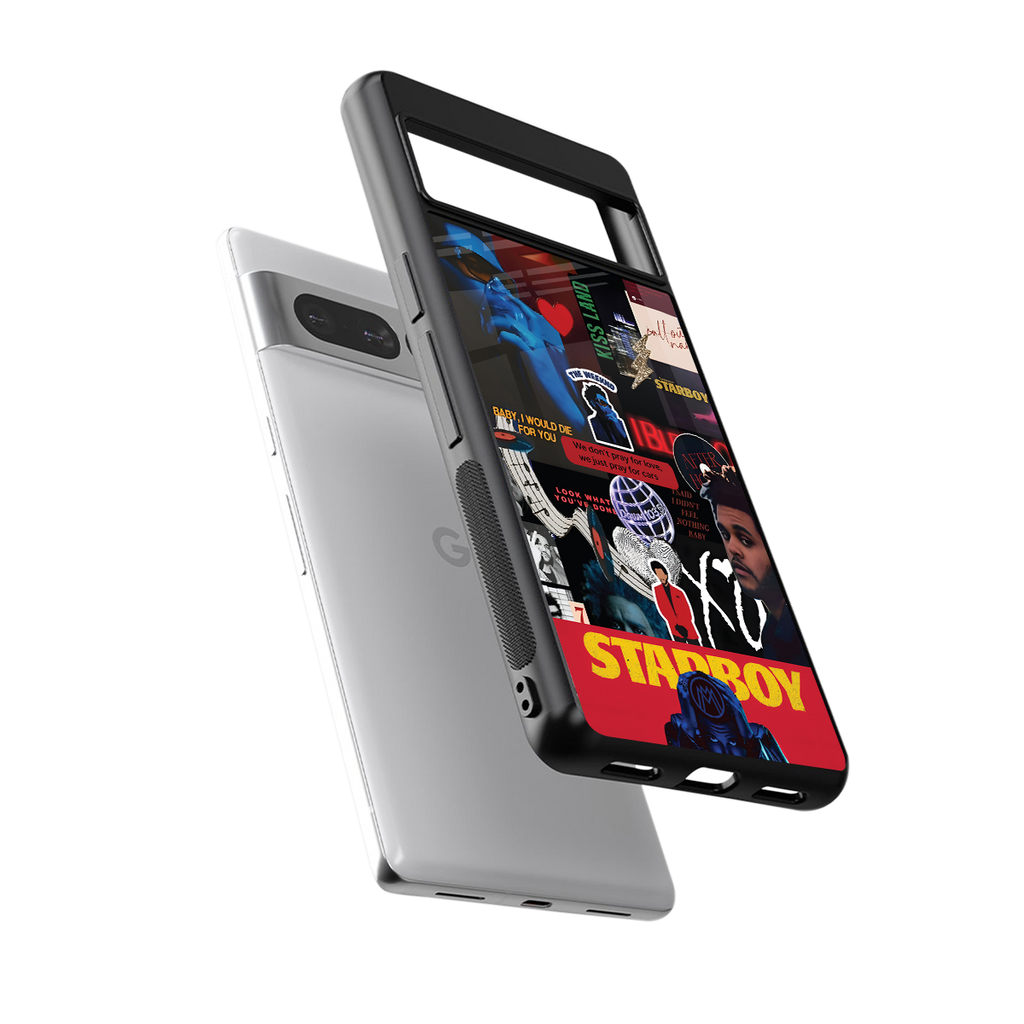 starboy mix back phone cover | glass case for google pixel 7 pro