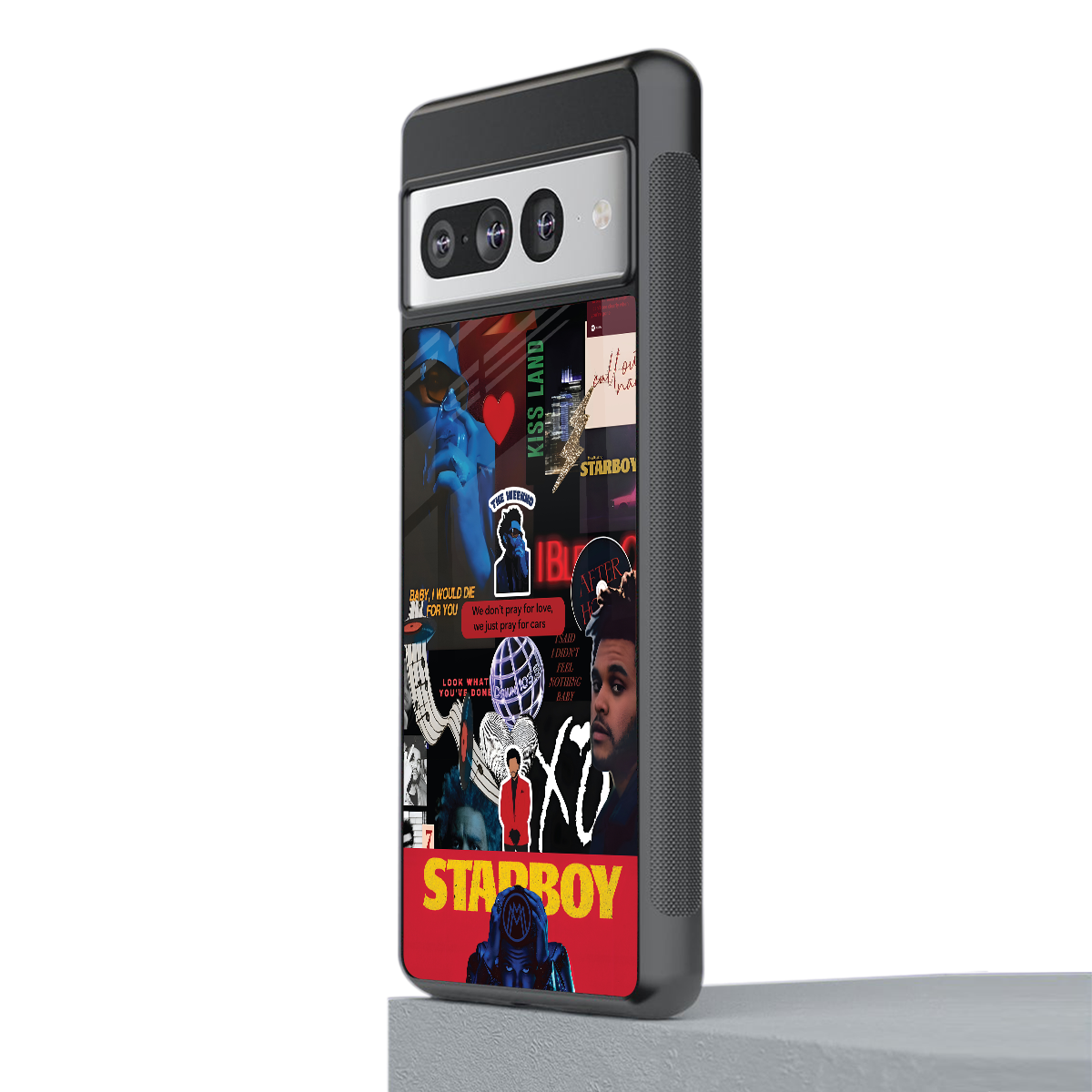 starboy mix back phone cover | glass case for google pixel 7 pro