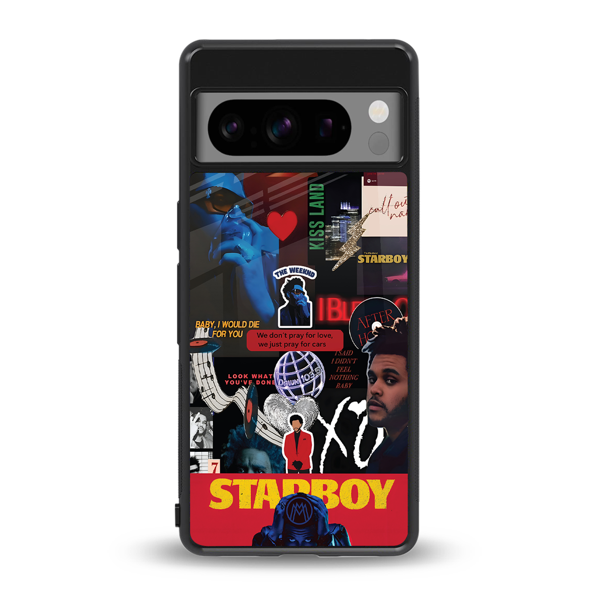 starboy mix back phone cover | glass case for google pixel 8 pro