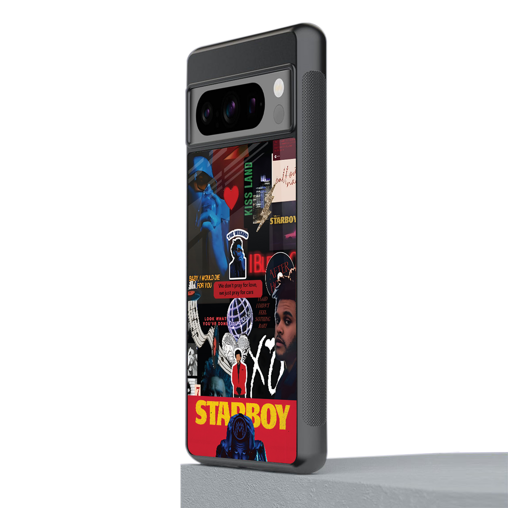 starboy mix back phone cover | glass case for google pixel 8 pro