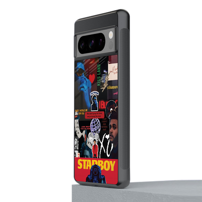 starboy mix back phone cover | glass case for google pixel 8 pro