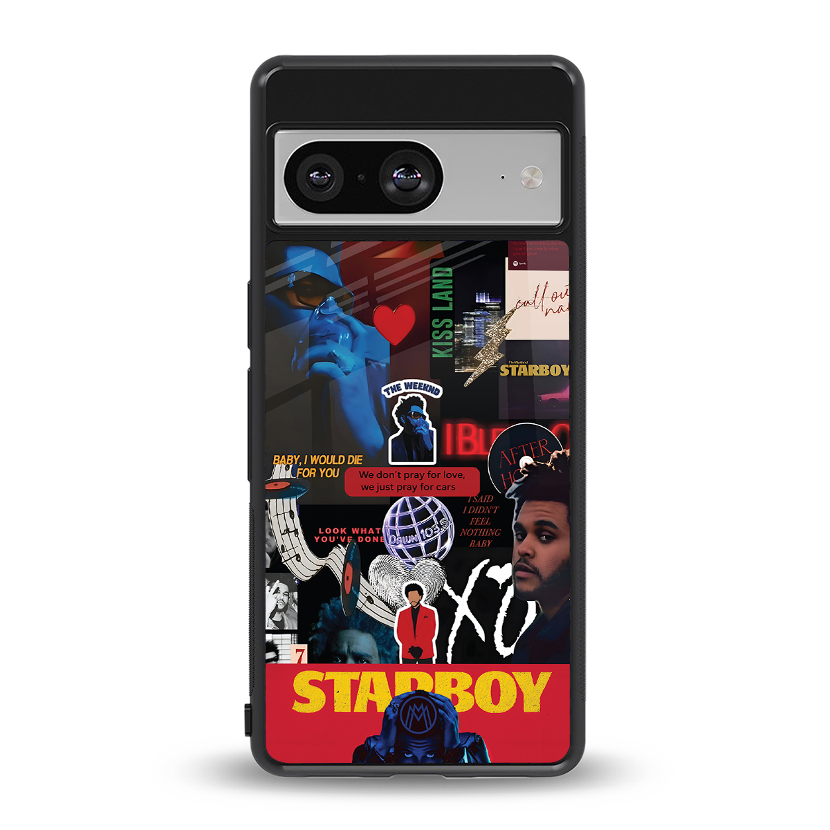 starboy mix back phone cover | glass case for Google Pixel 8