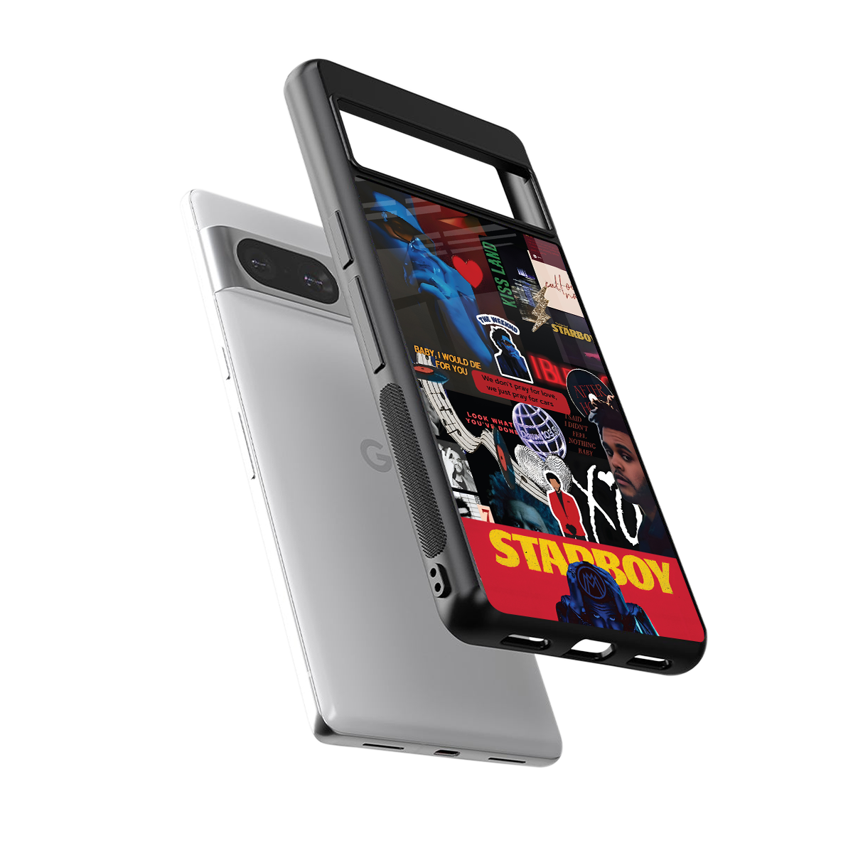 starboy mix back phone cover | glass case for Google Pixel 8