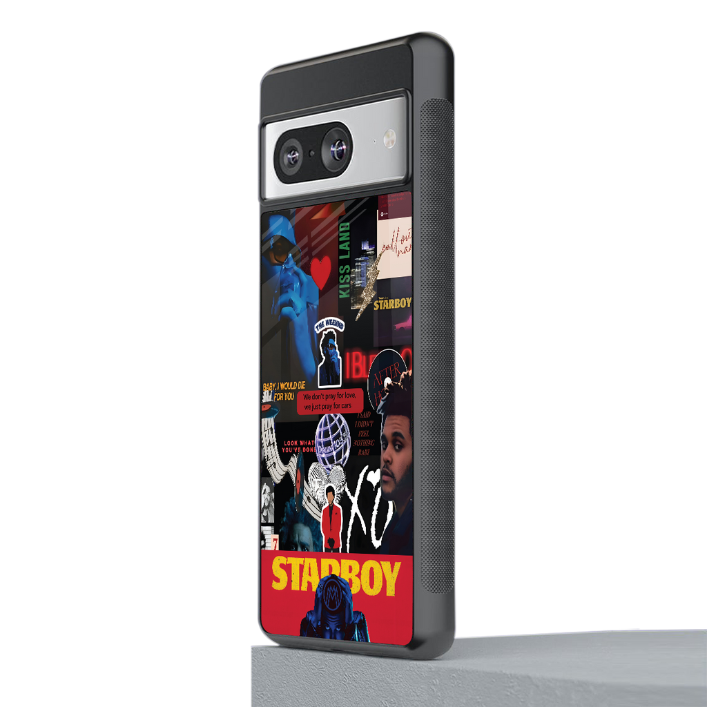 starboy mix back phone cover | glass case for Google Pixel 8