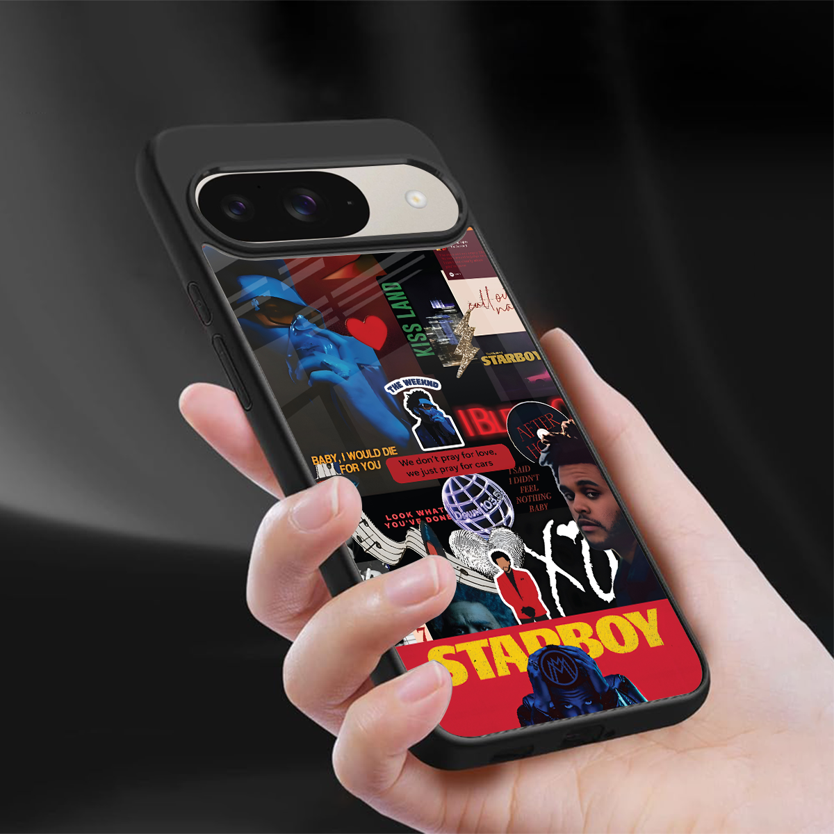 starboy mix back phone cover | glass case for google pixel 9