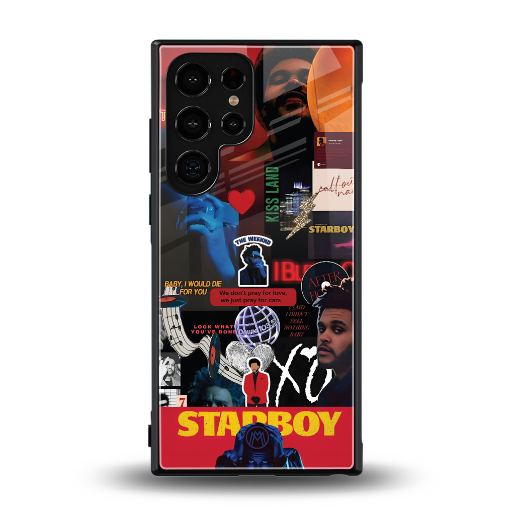 starboy mix back phone cover | glass case for samsung galaxy s23 ultra