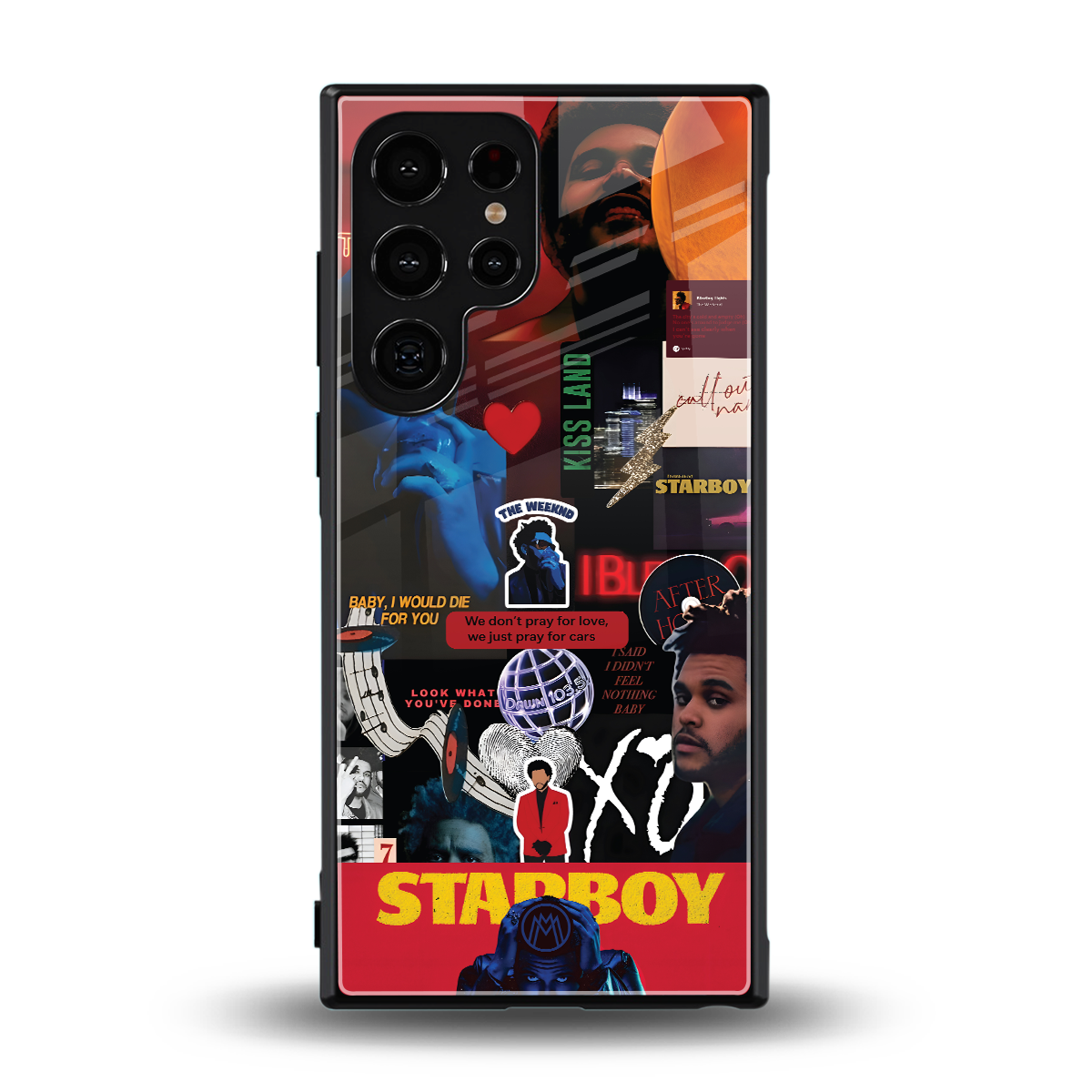 starboy mix back phone cover | glass case for samsung galaxy s23 ultra