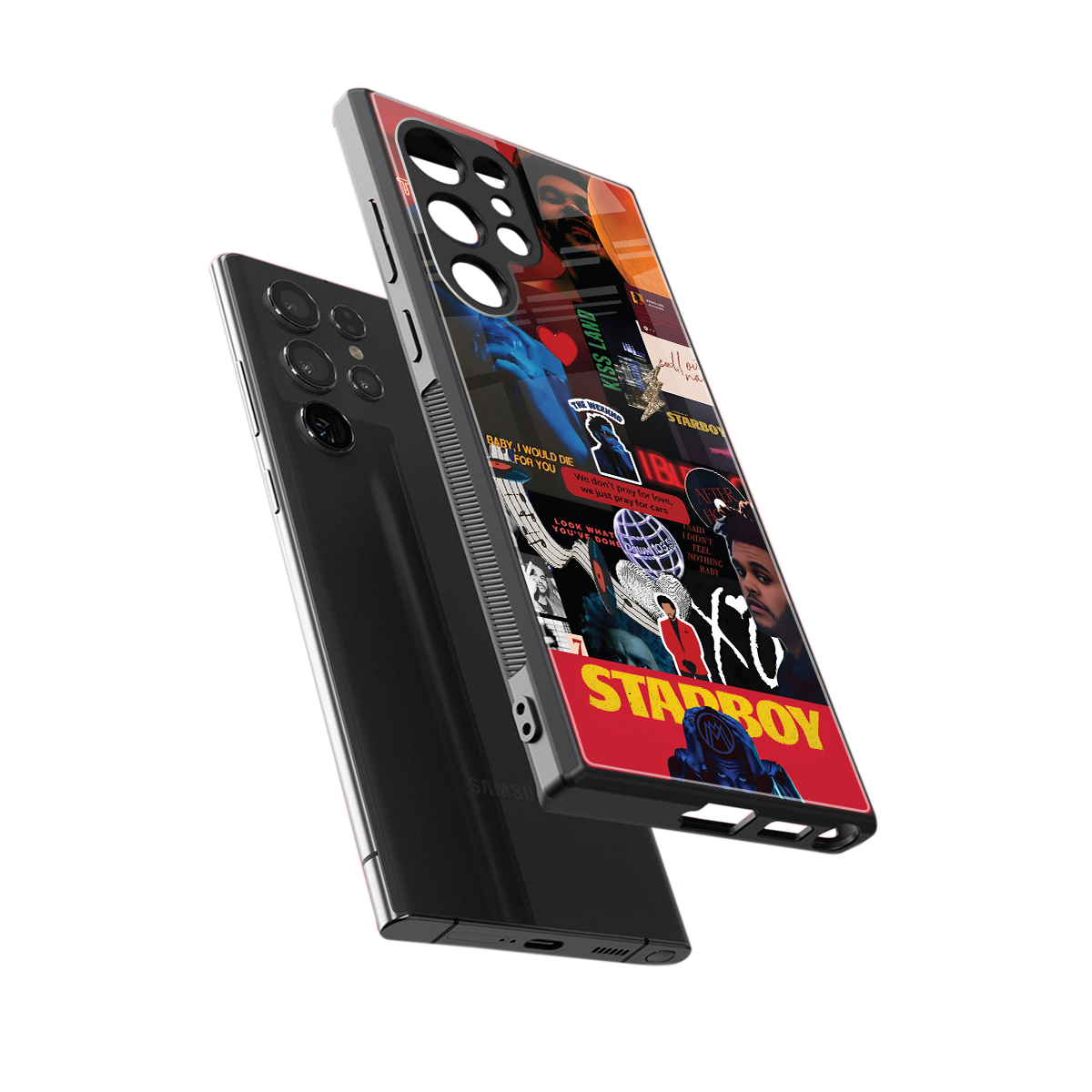 starboy mix back phone cover | glass case for samsung galaxy s23 ultra