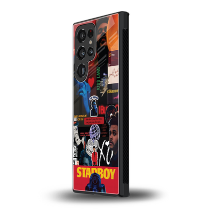 starboy mix back phone cover | glass case for samsung galaxy s23 ultra