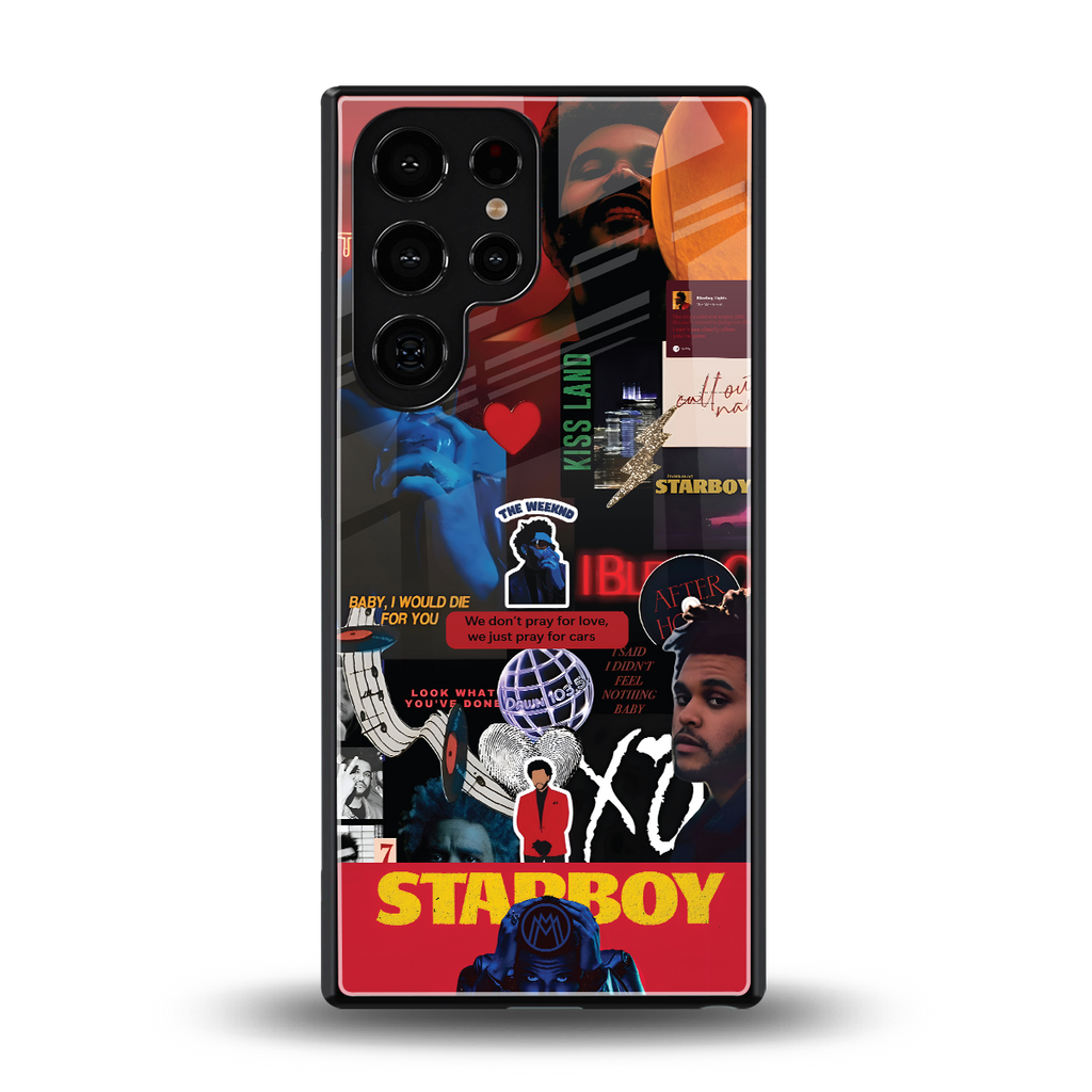 starboy mix back phone cover | glass case for samsung galaxy s25 ultra