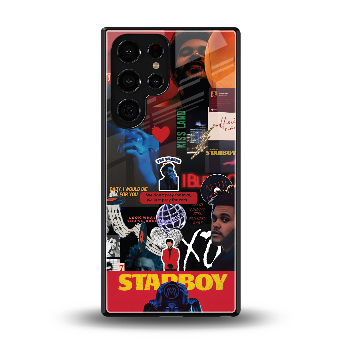 starboy mix back phone cover | glass case for samsung galaxy s25 ultra