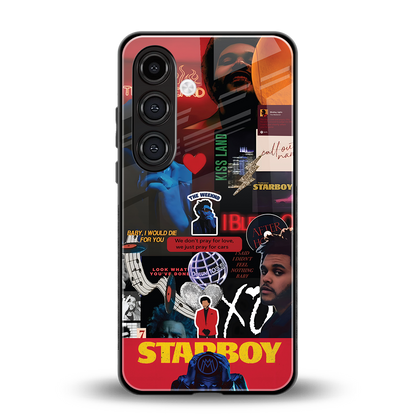 starboy mix back phone cover | glass case for samsung galaxy s23