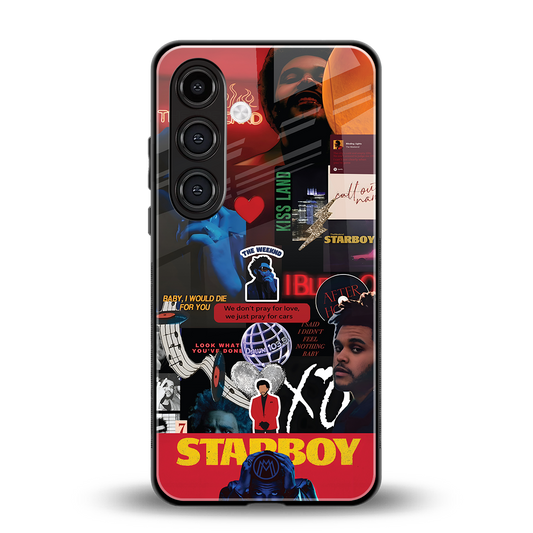 starboy mix back phone cover | glass case for samsung galaxy s23