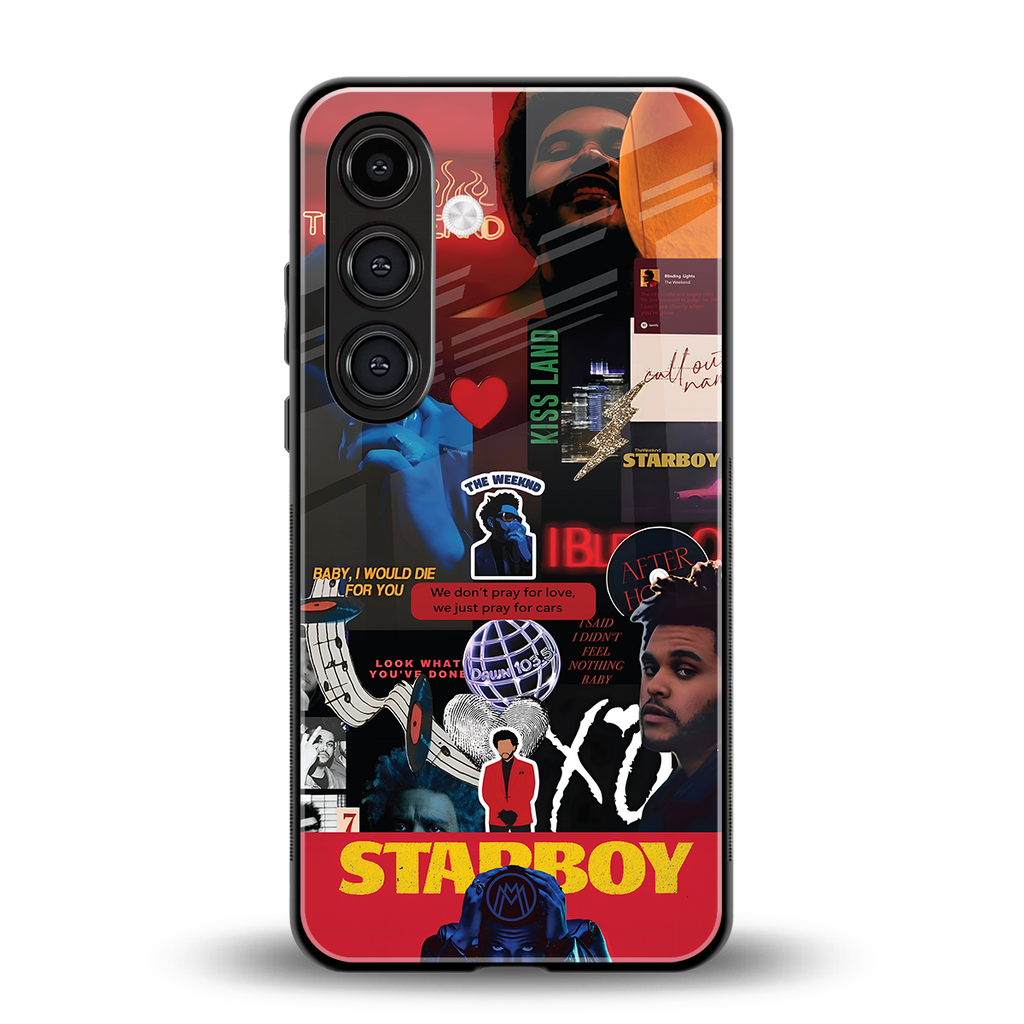 starboy mix back phone cover | glass case for samsung galaxy s23 plus