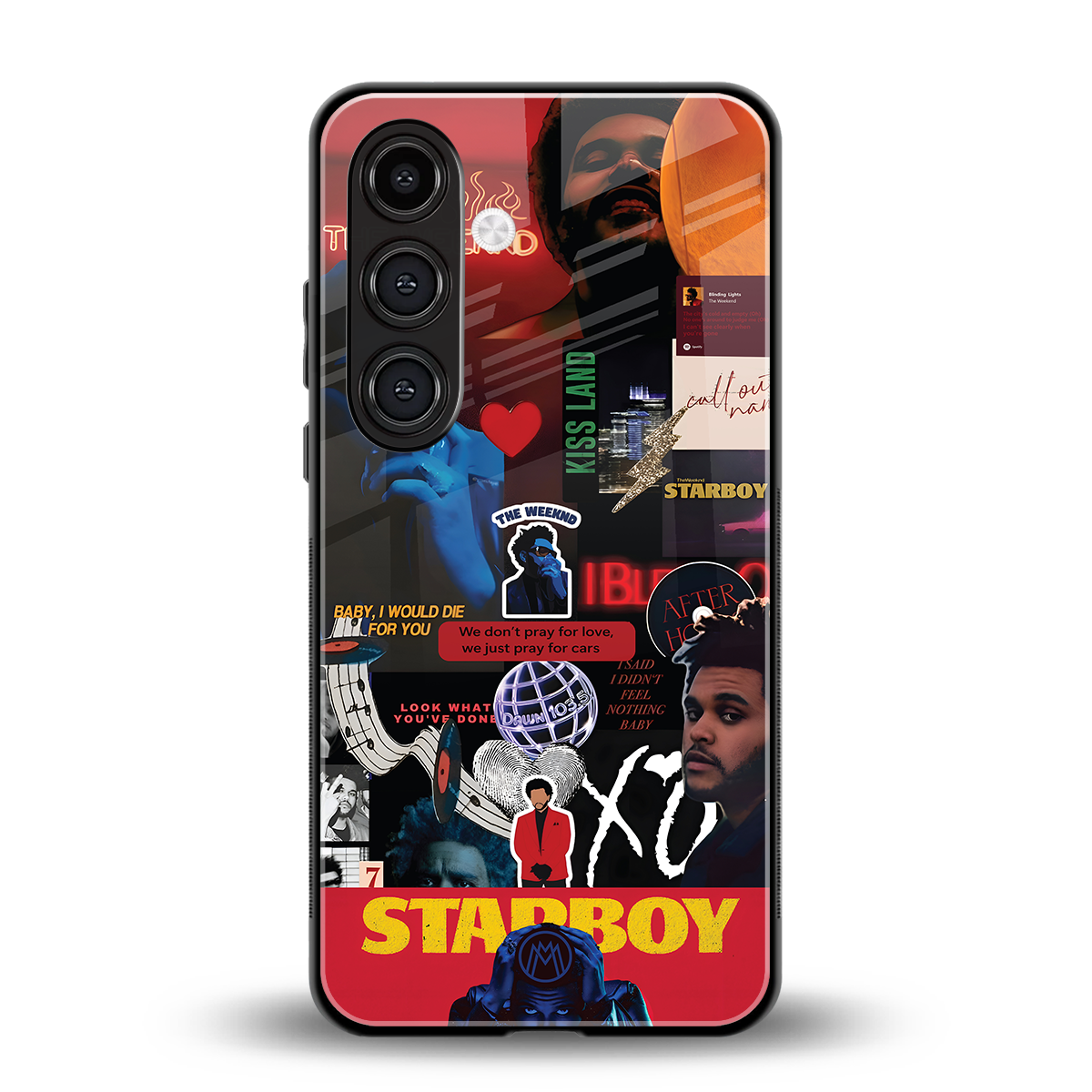starboy mix back phone cover | glass case for samsung galaxy s23 plus
