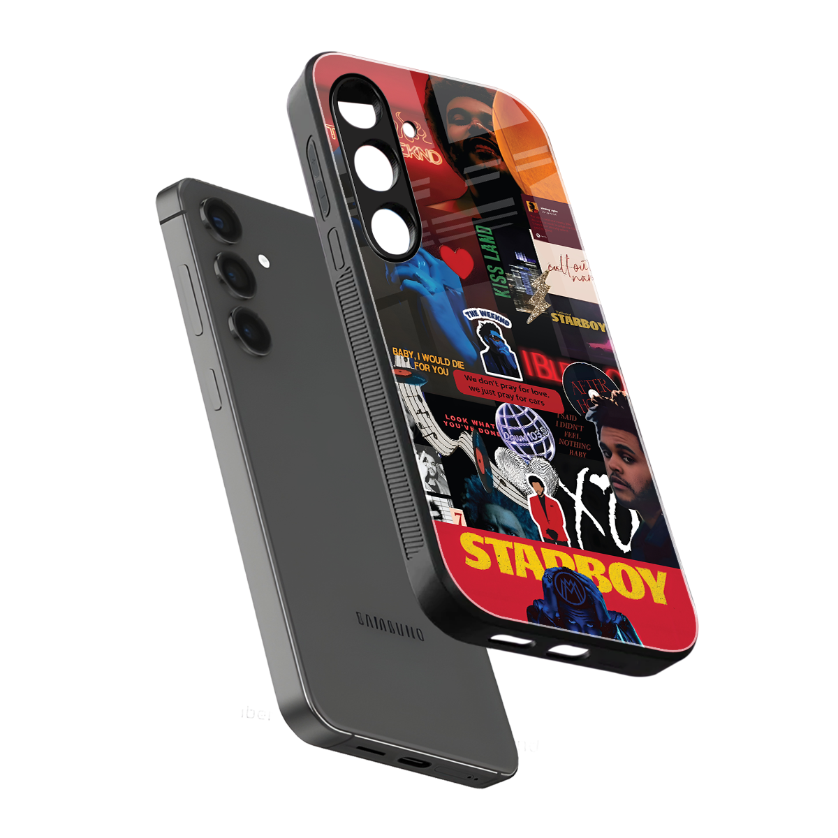 starboy mix back phone cover | glass case for samsung galaxy s23
