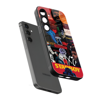 starboy mix back phone cover | glass case for samsung galaxy s23