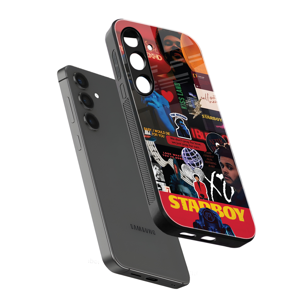 starboy mix back phone cover | glass case for samsung galaxy s25 plus