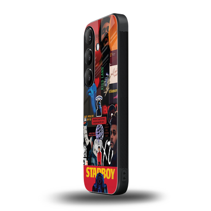 starboy mix back phone cover | glass case for samsung galaxy s23