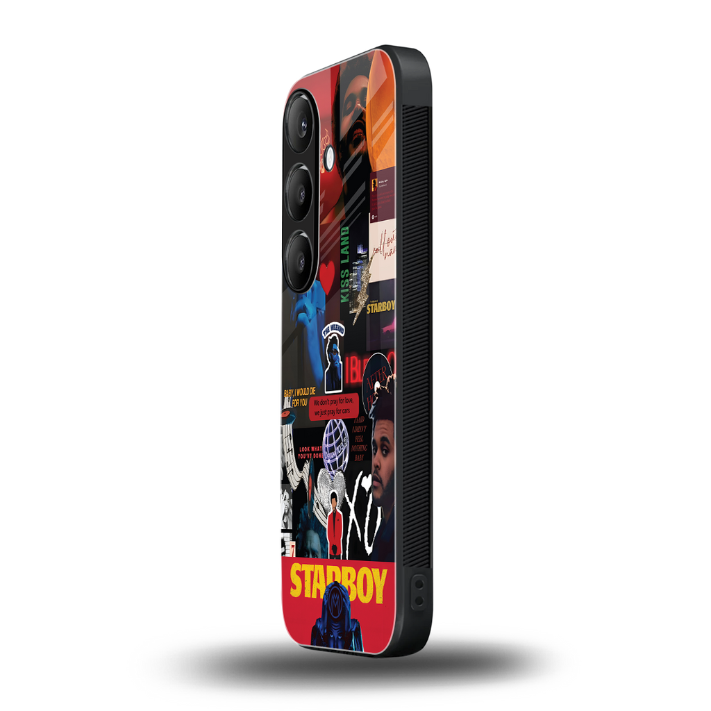 starboy mix back phone cover | glass case for samsung galaxy s25 plus