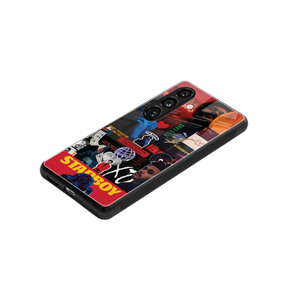 starboy mix back phone cover | glass case for samsung galaxy s23