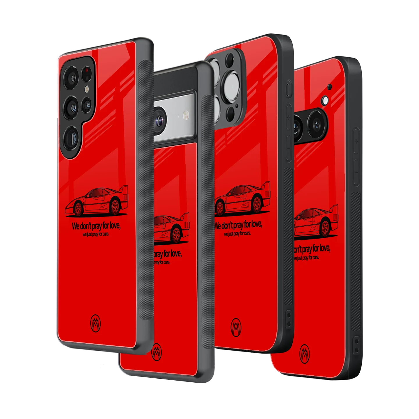 Stylish Glass Back Case for All Smartphones – iPhone, Samsung, OnePlus, Pixel, Redmi, Oppo, Vivo, Motorola