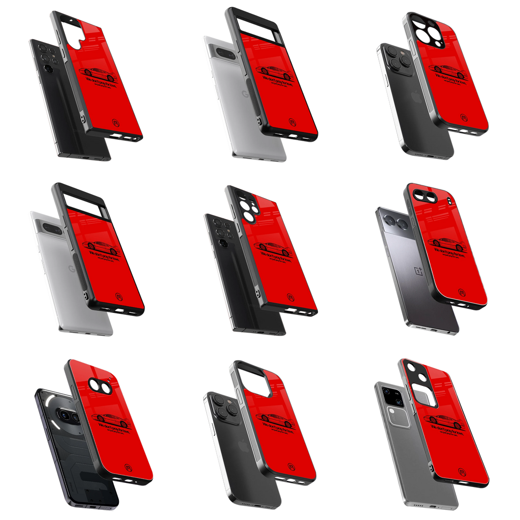 Durable Glass Back Mobile Case for iPhone, Samsung, OnePlus, Google Pixel, Redmi, Vivo, Oppo