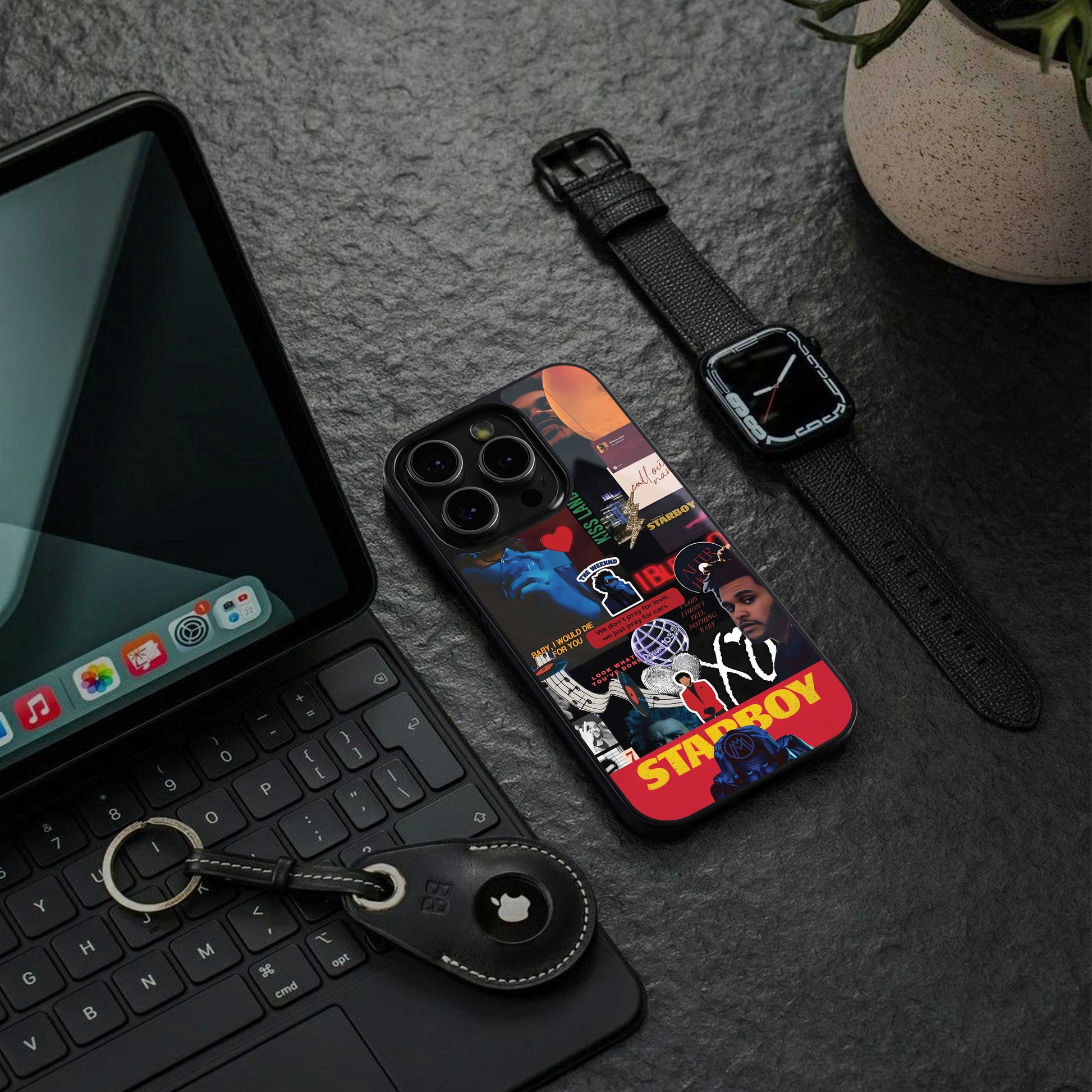 starboy mix back phone cover | glass case for samsung galaxy s24 ultra