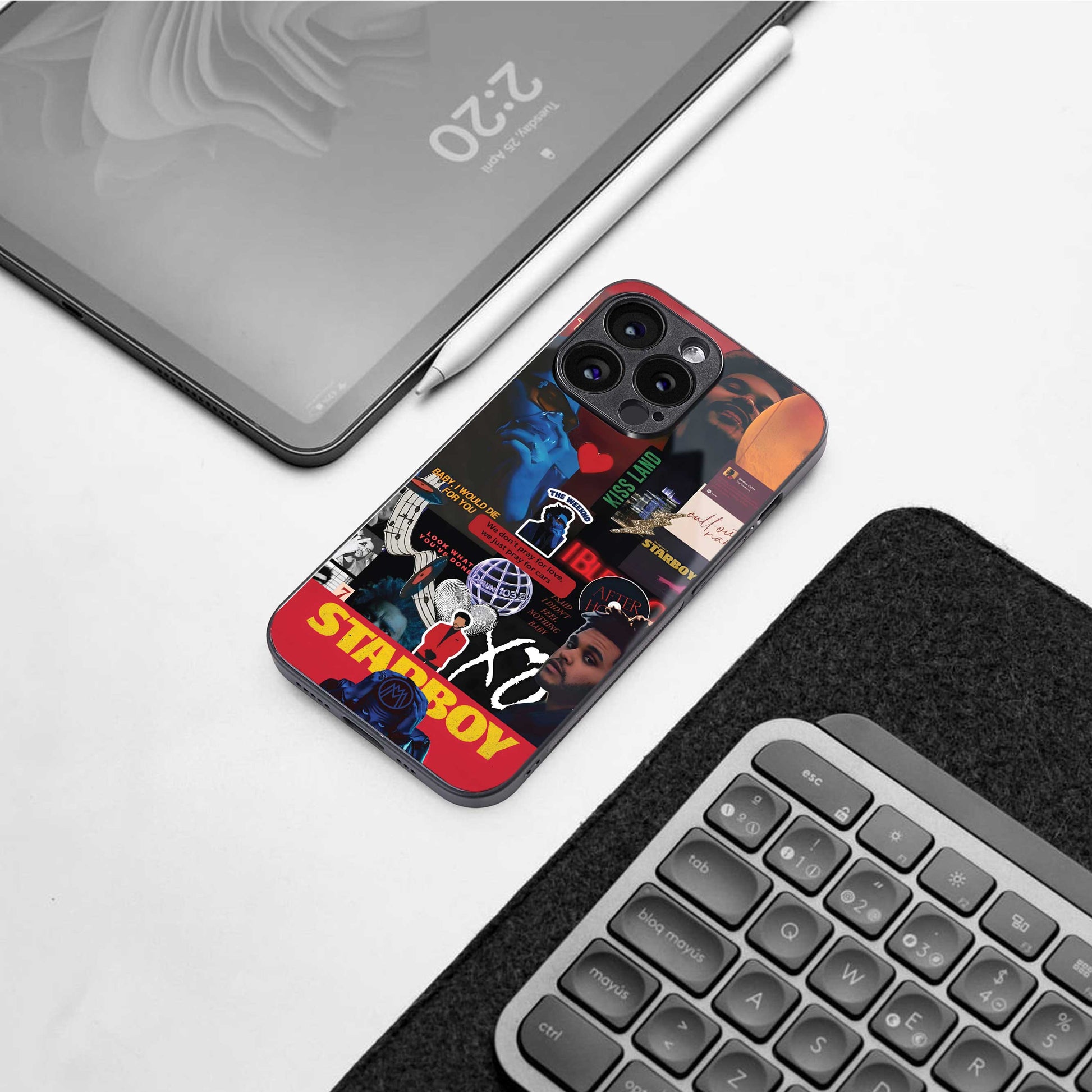 starboy mix back phone cover | glass case for samsung galaxy s24 ultra