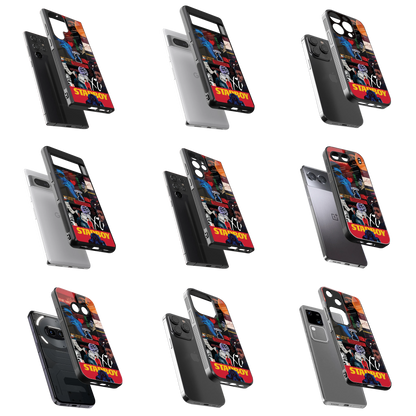 Durable Glass Back Mobile Case for iPhone, Samsung, OnePlus, Google Pixel, Redmi, Vivo, Oppo