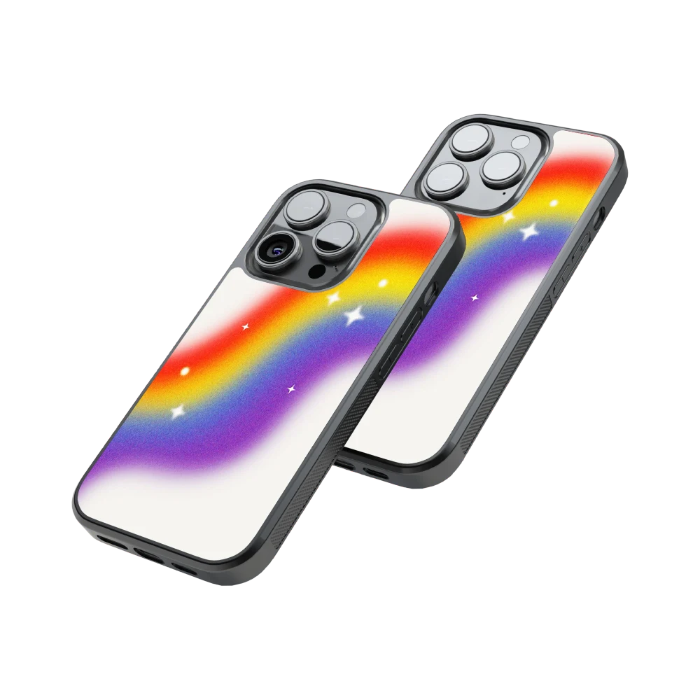 Protective Glass Back Phone Case Compatible with iPhone, Samsung, OnePlus, Pixel & More